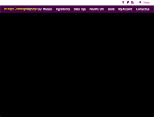 Tablet Screenshot of myhealthysleep.com